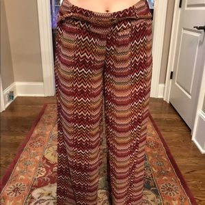 High Waisted Flowey Pants